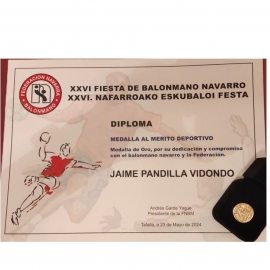 Jaime Pandilla, Medalla al Mrito Deportivo