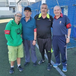 Martn Sanz, su ltimo partido de corto.