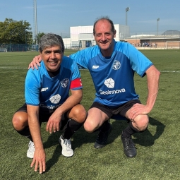 ÚLTIMO DÍA DE IÑIGO LABAIRU Y PATXI ECHALECU COMO JUGADORES DEL TROFEO Y DE SU EQUIPO LA RESI-GEOINNOVA ÚLTIMO DÍA DE IÑIGO LABAIRU Y PATXI ECHALECU COMO JUGADORES DEL TROFEO Y DE SU EQUIPO LA RESI-GEOINNOVA